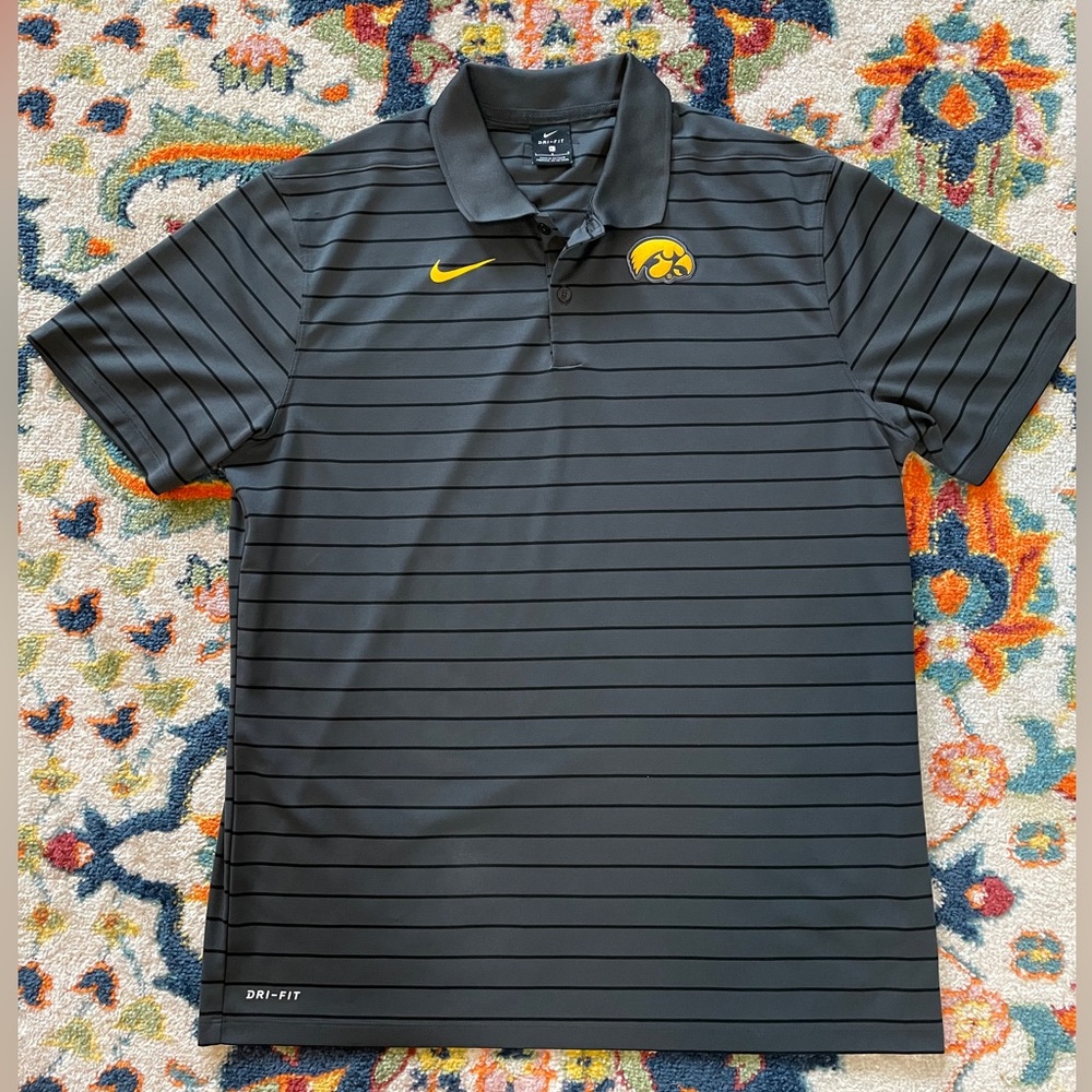 Iowa Hawkeyes Dryfit Polo team Issued